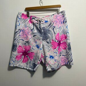 Sundrenched Floral‎ Board Trunks Sz 40